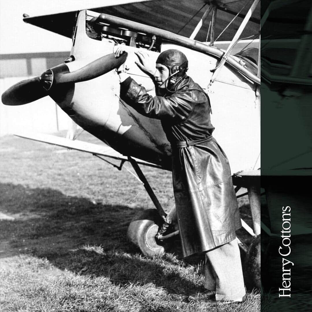 ヘンリーコットンズのインスタグラム：「For the most curious... Henry Cotton joined the Royal Air Force at the beginning of World War II and organized a number of golfing charity exhibitions in favour of the Red Cross.  His humanitarian activity won him the title of Member of the British Empire. #HClegacy」