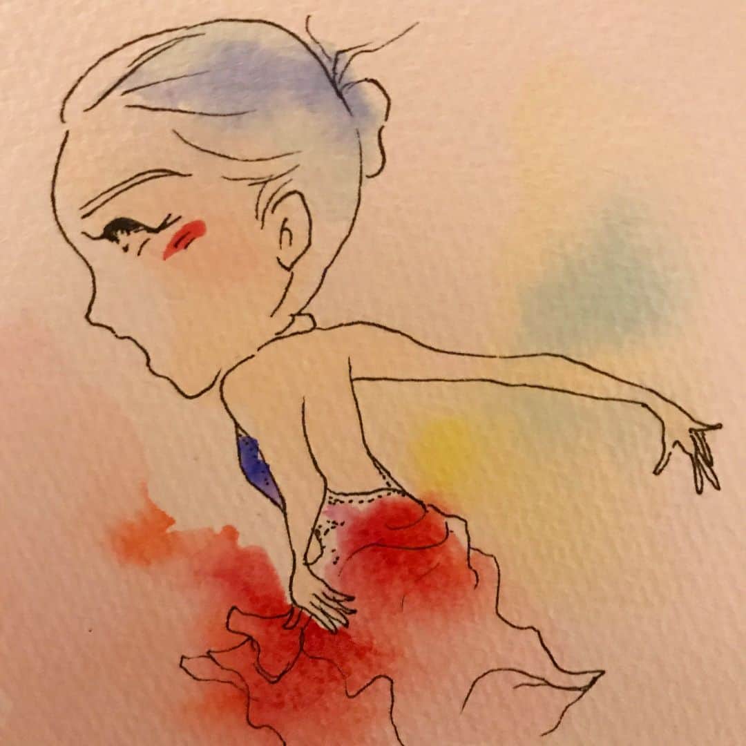 本郷理華のインスタグラム：「素敵に描いてくださってありがとうございます✨😆」