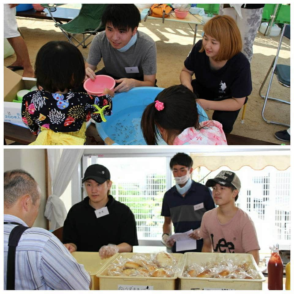 神戸学院大学さんのインスタグラム写真 - (神戸学院大学Instagram)「西須磨幼稚園👦🏻👧🏻で20日、恒例の地蔵盆まつり✨🏮✨が開催され、総合リハビリテーション学部社会リハビリテーション学科の学生がボランティアでまつりのお手伝いをしました❗️😊🎉 参加したのは、西原慎太郎さん、原拓磨さん、田中ちひろさん、畠中萌加さん、北村ひなのさんら12人👫 この日の幼稚園は、まるで縁日のような装い✨となり、園児と保護者らで超満員👨‍👩‍👧‍👦👫 学生たちは魚釣りゲーム🐠🐟🐡やスーパーボール⚽️すくい、金魚すくい🐠🐙、アンパンマン玉入れ😆などの運営スタッフを務めました‼️👍佐野光彦講師によると、社会リハビリテーション学科の学生は４、５年前から、まつりのお手伝いをしているそうです🤓👍✨ #神戸学院大学 #神戸学院 #総合リハビリテーション学部 #社会リハビリテーション学科 #学生ボランティア #幼稚園の夏祭り #まるで縁日 #縁日 #魚釣りゲーム #スーパーボールすくい #金魚すくい #アンパンマン玉入れ #地蔵盆まつり #楽しい時間 #嬉しい日 #夏の思い出 #kobegakuinuniversity #kobegakuin #facultyofrehabilitation #studentvolunteers #volunteer #hadfun #funday #summerday #goodday #catchgoldfish #preschoolfestival #superballscooping #fishinggame」8月28日 11時23分 - kobegakuin_university_koho