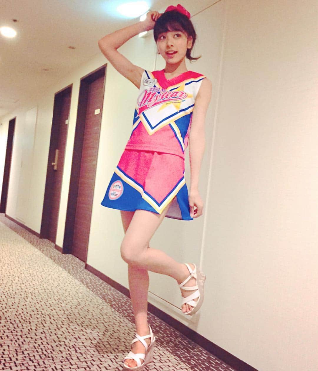 栗田桃花 栗田桃花さんのインスタグラム写真 - (栗田桃花Instagram)「15:25からAmebaFRESHのデジタル超十代にて、私たち超チア部のチアダンスが生放送されるよ‼️  ぜひ見てね〜♪ #tga17 #tga_rtt #tga17_rt #TGC #超十代 #デジタル超十代 #超チア部 #チアダンス  #abemafresh ...