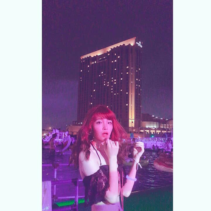 玉川来夢さんのインスタグラム写真 - (玉川来夢Instagram)「Night pool👙💕 ☆ ☆ ☆ ☆ ☆ #nightpool  #ナイトプール #ないとぷーる #アイドリング #橋本楓 #kaede #倉田瑠夏 #ruka #石田佳蓮 #karen #古橋舞悠 #mayu #橋本瑠果 #wruka #橋本姉妹 #佐藤ミケーラ #mike #odaiba #odaibanightpool #お台場 #お台場ウォーターパーク #水着」8月31日 17時43分 - ramu_tamagawa