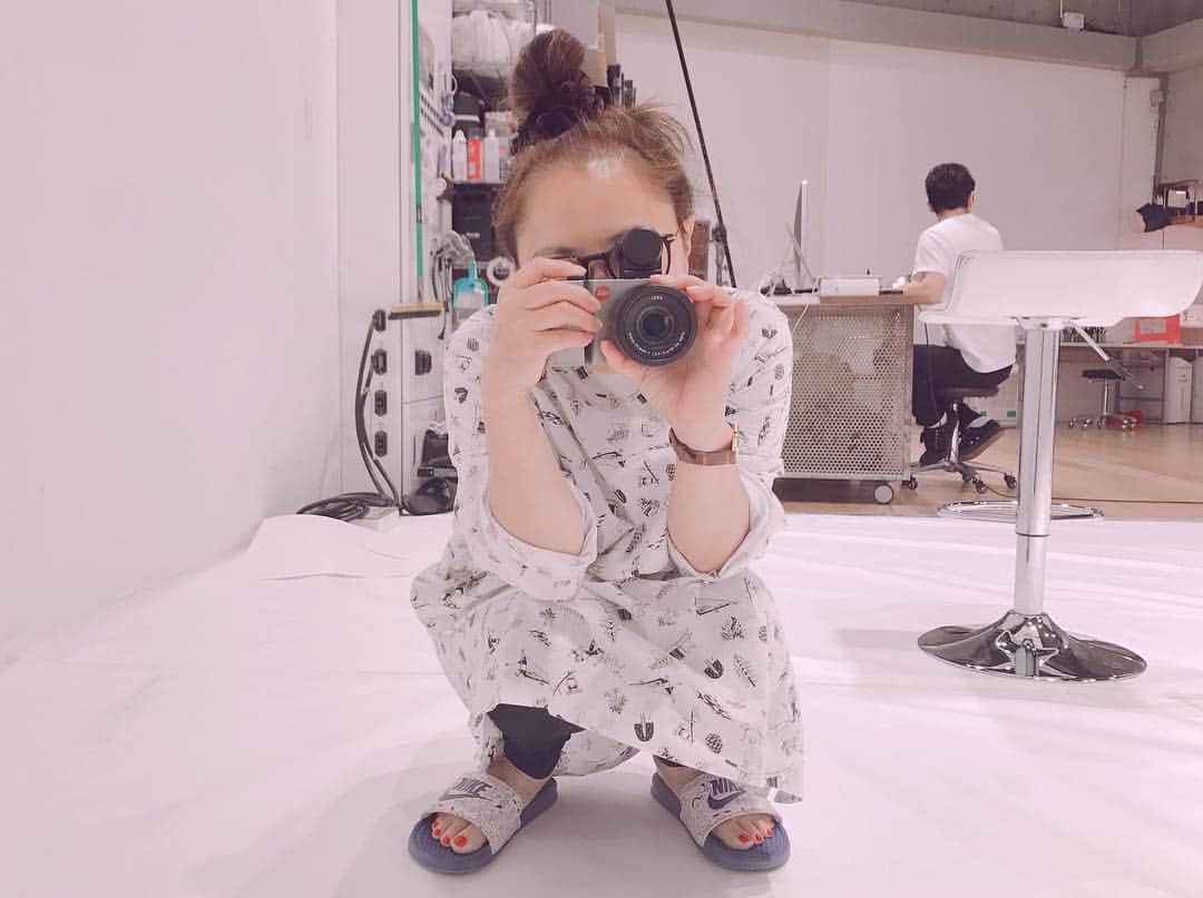 藤野有理のインスタグラム：「木部さんと美的の撮影。  かわいい。♡」
