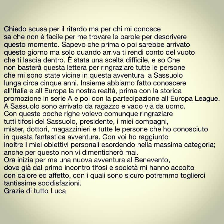 ルカ・アンテイのインスタグラム：「Grazie di tutto ❤」