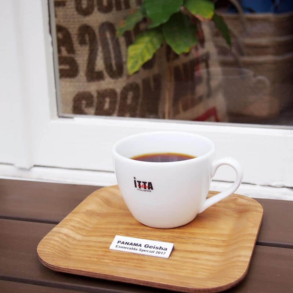 Slorn （スローン）のインスタグラム：「【9月のオススメメニュー】ITTA COFFEEさんのオススメは、ゲイシャの中でも世界最高級クラスの希少豆、パナマ・ゲイシャ・エスメラルダ農園です。「その味わいは甘くやわらかくスムースで、花やフルーツなどの複雑な香りが口いっぱいに広がります。（オーナーバリスタ・松浦さんより）」これはとってもレアですねー、気になります！早く飲みに行きたい！ #coffee  #cafe  #Slorn  #コーヒー  #SPECIALTYCOFFEE  #スペシャルティコーヒー #キャンペーン #チェックインキャンペーン」