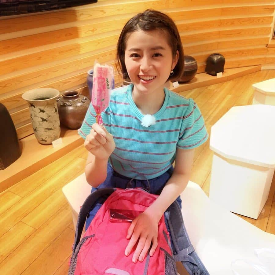 鈴木ちなみさんのインスタグラム写真 - (鈴木ちなみInstagram)「Ice candy time🍧 #やまもも #アイスキャンディー  #breaktime  #スタイルプラス @styleplus_thk  #ちなみたび」9月4日 16時13分 - chinami_suzuki0926