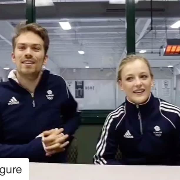 のインスタグラム：「❤️⛸👌🏻#Repost @graffigure (@get_repost) ・・・ Get to know the inspiring story about Penny Coomes & Nick Buckland 🇬🇧 #TeamGRAF @graffigure  Full Video 👉 GRAF Figure - YouTube Channel」