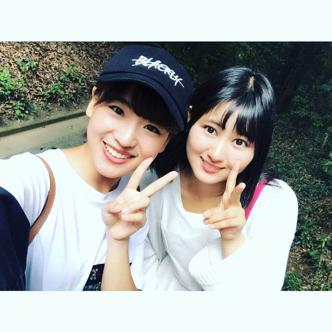 仲川遥香さんのインスタグラム写真 - (仲川遥香Instagram)「Renaaaaa❤️❤️❤️❤️ #japan #tokyo #AKB48 #JKT48 #rena #野澤玲奈 #haruka #仲川遥香」9月7日 8時54分 - wayesa07