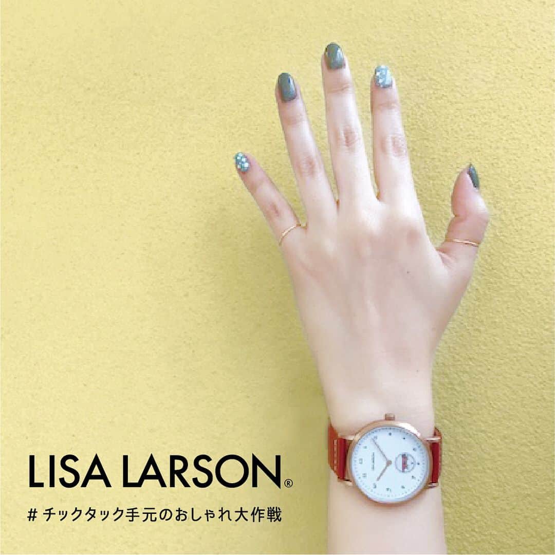 TiCTACさんのインスタグラム写真 - (TiCTACInstagram)「「LISA LARSON」18,000円＋税 大人かわいい北欧スタイルの腕時計。ネイルは #プロランス @rosemary_press 限定カラー おりーぶと  #フォーサイス  D189  の2色づかいです。 ＊ 秋のおしゃれは手元から。「腕時計×ネイル」にこだわって秋のスタイリングを楽しみませんか？ 写真投稿で5名様に「SPICA」の腕時計をプレゼント、投稿画面ご提示で10%OFFのご優待もございます。@tictac_press  をフォロー、「ネイルをした手元と腕時計」の写真を「#チックタック手元のおしゃれ大作戦」「#時計」「#手元くら部」のタグを付けて投稿ください。10月31日（火）まで、詳しくは公式サイトにて！  #lisalarson  #リサラーソン #mikey  #マイキー #tictac #watch #チックタック #時計 #腕時計 #手元 #手元コーデ  #手元美人 #手元倶楽部  #ネイル #セルフネイル #週末ネイル #ネイリスト #ネイルサロン #おしゃれな人は手元がすてき  #プレゼント #ギフト」9月7日 18時06分 - tictac_press