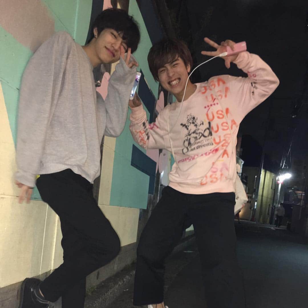 藤田颯のインスタグラム：「はやたく😛」