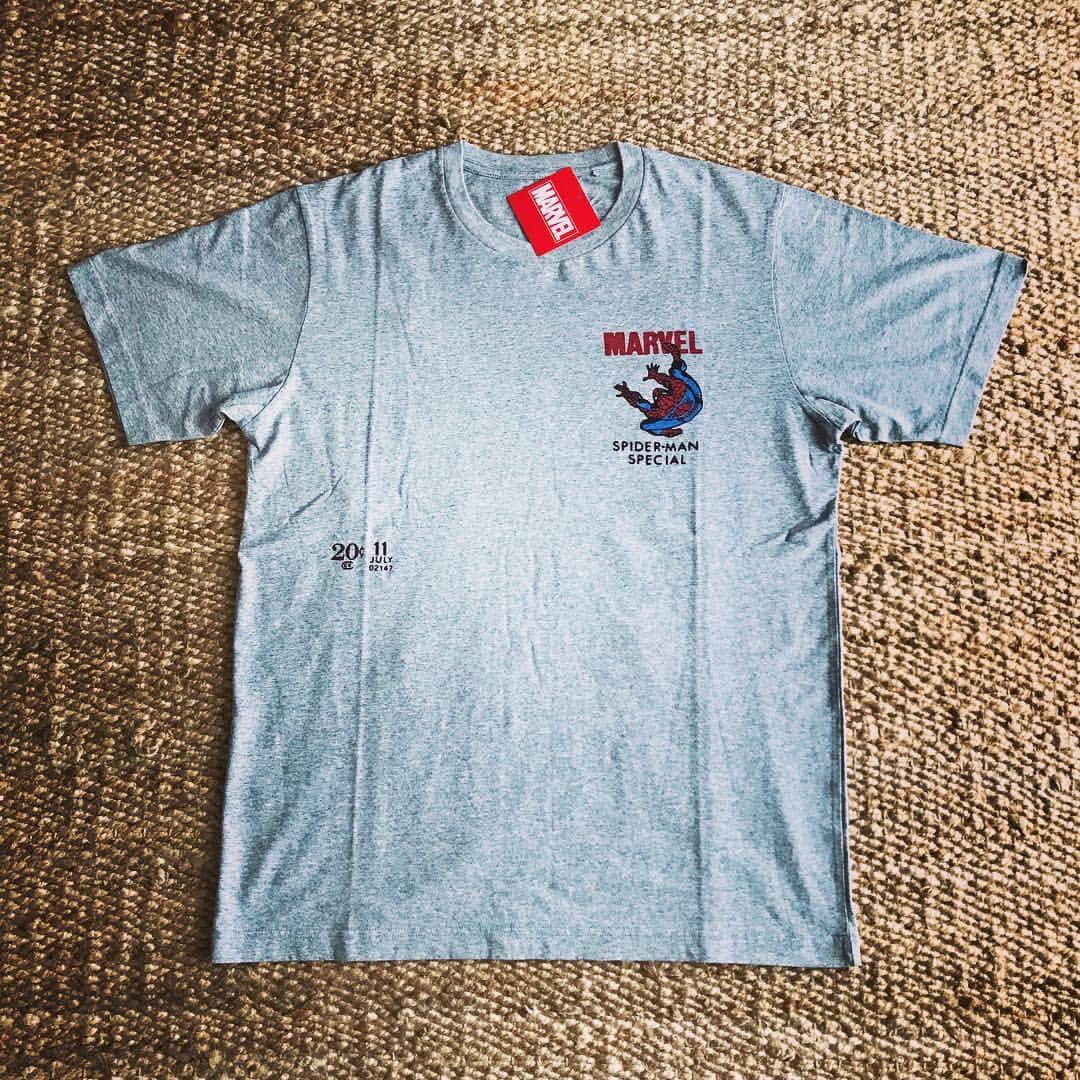 のインスタグラム：「- Movie T-shirts Collection - #spiderman #スパイダーマン #spidermanhomecoming #スパイダーマンホームカミング #hero #superhero #ヒーロー #marvel #マーベルコミック #mcu #marvelcinematicuniverse #マーベルシネマティックユニバース #movietshirts #映画tシャツ #collection #蜘蛛」