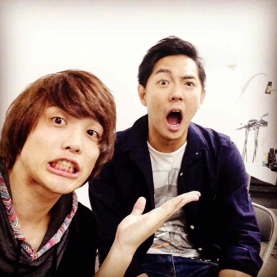 長田成哉のインスタグラム：「寺山の少年時代の木戸大聖が、終演後に寂しいって言って泣いていたのは、とても面白かった。笑 お前まだあるだろ。笑」