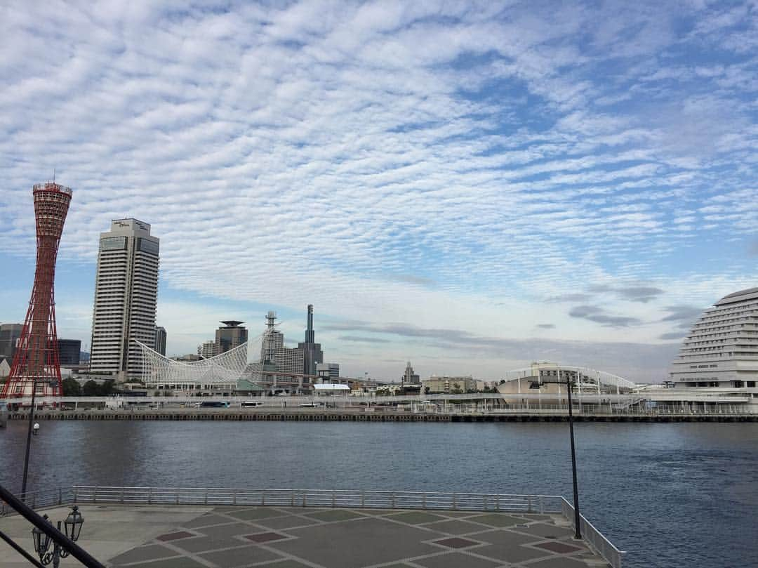 椎名可憐さんのインスタグラム写真 - (椎名可憐Instagram)「ただいま、神戸。  #神戸 #ilovekobe #イマソラ #今空 #ハーバーランド #ポートタワー #kobe #sora #そら #空 #雲 #秋空 #10月 #ただいま」10月5日 16時34分 - shiinakaren