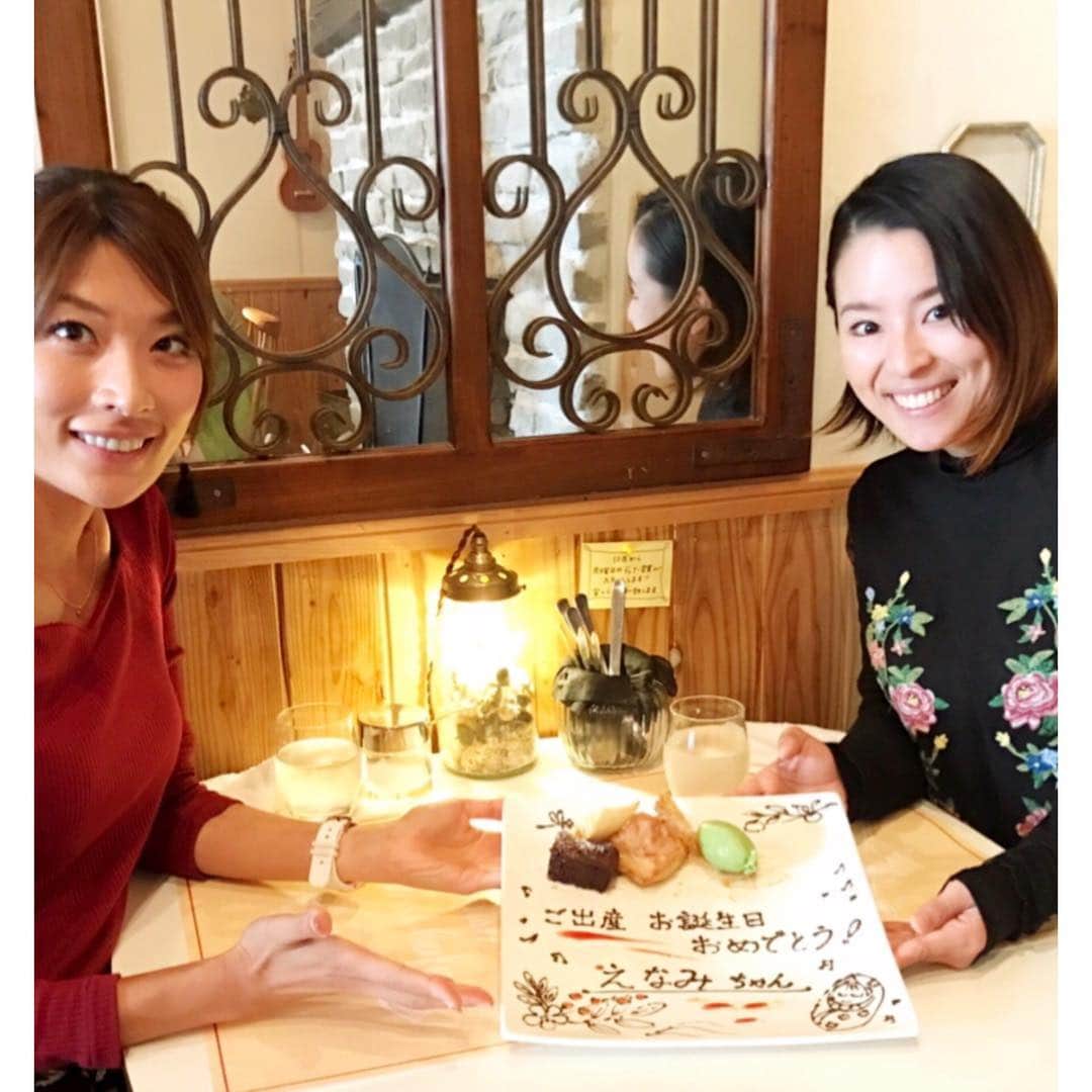 西谷綾子のインスタグラム：「司会やリポーターで全国各地走り回る上條恵奈美ちゃん♡ ご出産&お誕生日おめでとうー！！(๑˃̵ᴗ˂̵) ・ 息子君、旦那さまにそっくり♪ すでに仕事復帰していて、パワフル☆ 両立していて凄い。 ・ 実は、ゆっくりお話するのは、初めて！ 印象と違ってた^ ^  色んな話題で盛り上がり楽しかったー♪ ・ 【お知らせ】 10/6(金)TBS「キニナル金曜日」9:55〜出演します。 ・ #同い年 #お祝い #お誕生日おめでとう #happybirthday #まだまだ聞きたいこと沢山 #お話好き」