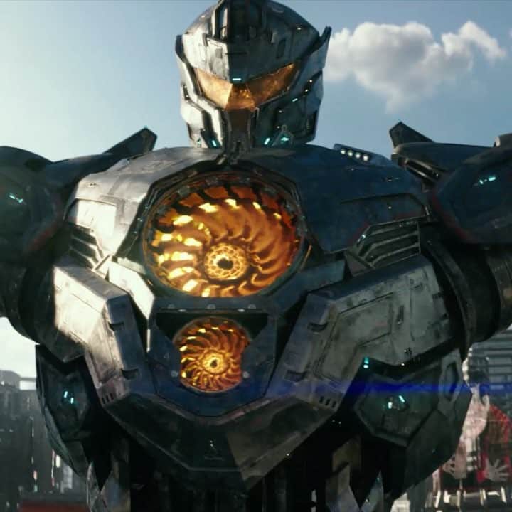 ジン・ティエンのインスタグラム：「On March 23, a new generation will rise up. Watch the trailer for #PacificRimUprising now.」