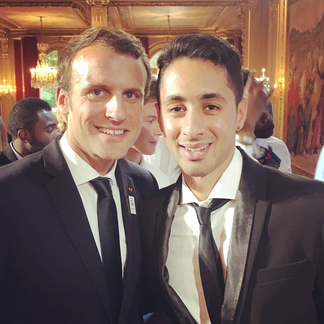 シャフィク・ベセギエのインスタグラム：「Mr le président 👌🏻」