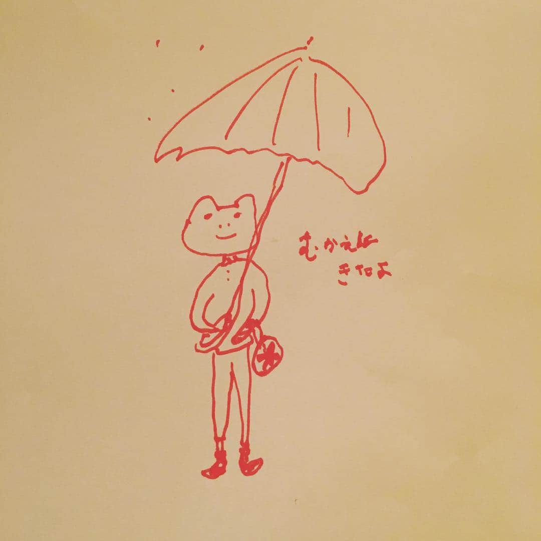蒼山幸子さんのインスタグラム写真 - (蒼山幸子Instagram)「今日もスタジオ。 雨降りだなあ。 肉まんみたいな 傘になってしまった、、」9月16日 17時14分 - sachiko_aoyama