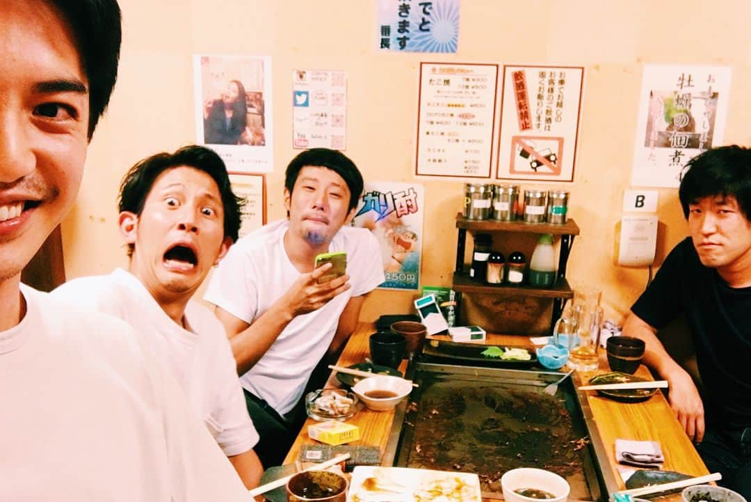 大野拓朗さんのインスタグラム写真 - (大野拓朗Instagram)「ようこそ大阪！ 昨晩は藤井監督作品「#光と血」の舞台挨拶で来てたみんなと十三でお好み焼き。めっちゃいい映画でっせー。シビれまっせー。あんな映画やりたい。 監督#藤井道人 さん 脚本#小寺和久 さん 主演#世良佑樹 さん」9月19日 9時38分 - takuro.ohno