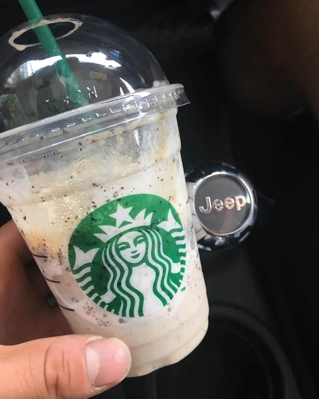 坂倉将吾のインスタグラム：「#スタバ#新作#ほうじ茶フラペチーノ#美味しい☺️」
