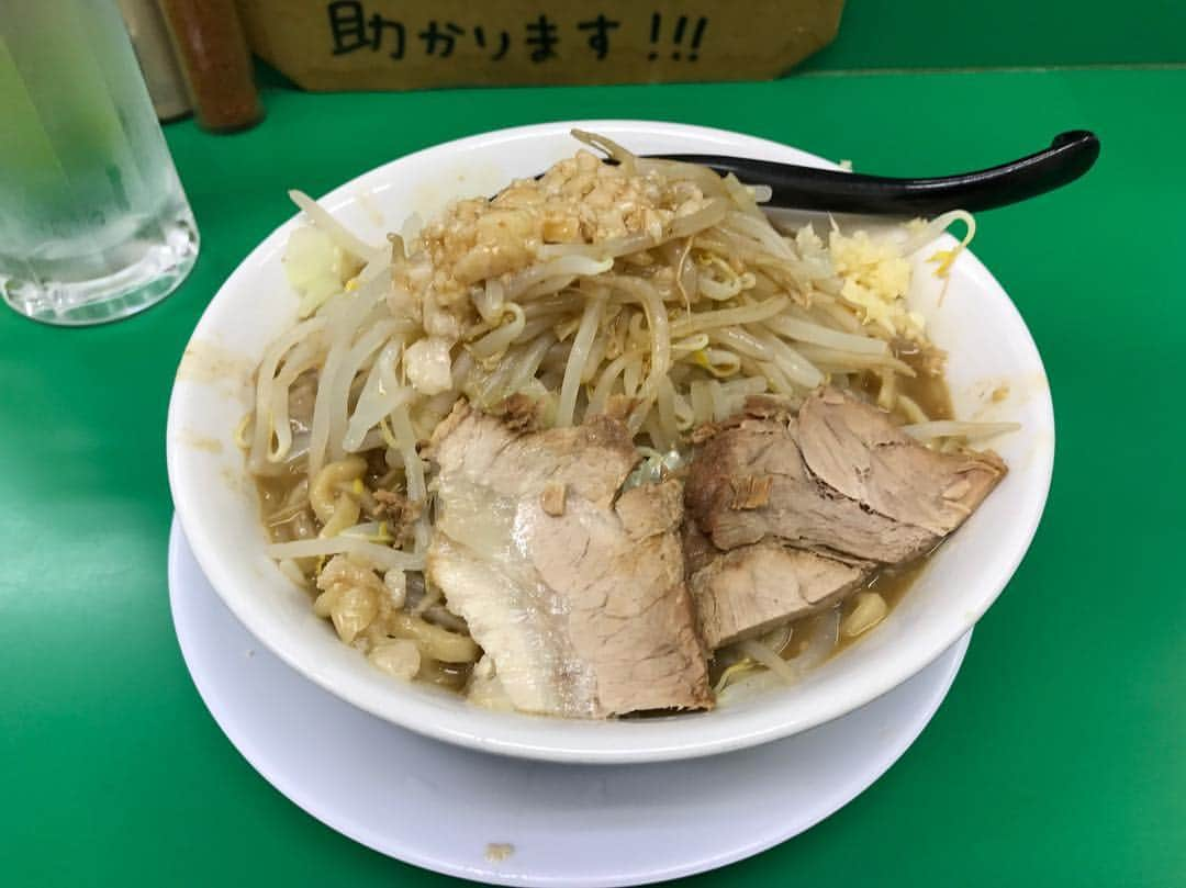 友野一希さんのインスタグラム写真 - (友野一希Instagram)「今を粋ろ #ラーメン #ずっと #行きたかった #二郎系で #一番好きかも」9月20日 12時19分 - k0515ki