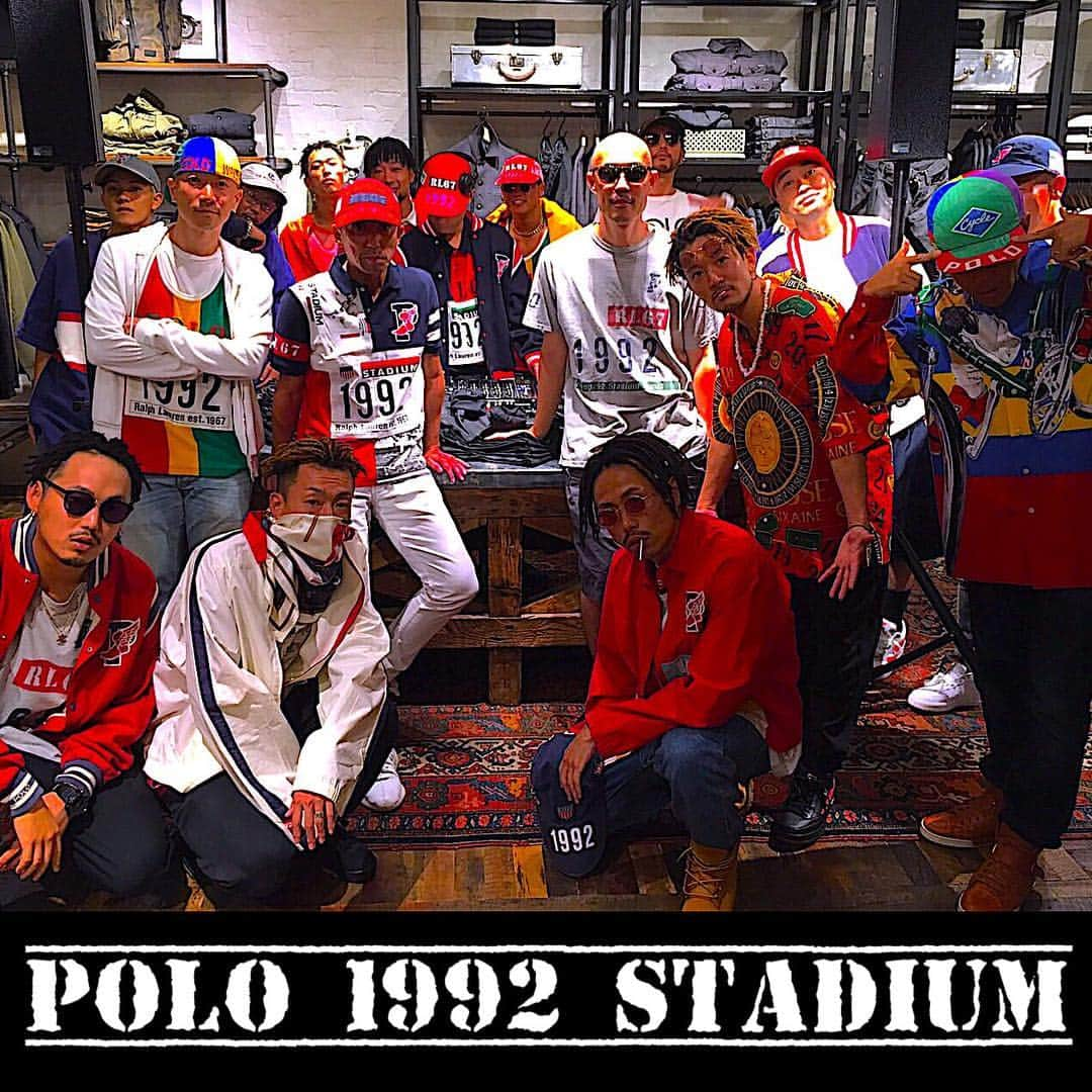 BOBBYのインスタグラム：「🇺🇸POLO 1992 STADIUM🇯🇵 PARTY  The Limited Edition Polo Stadium Collection  @ralphlauren  #ralphlauren  #polo1992  #polostadium  #lolifes」