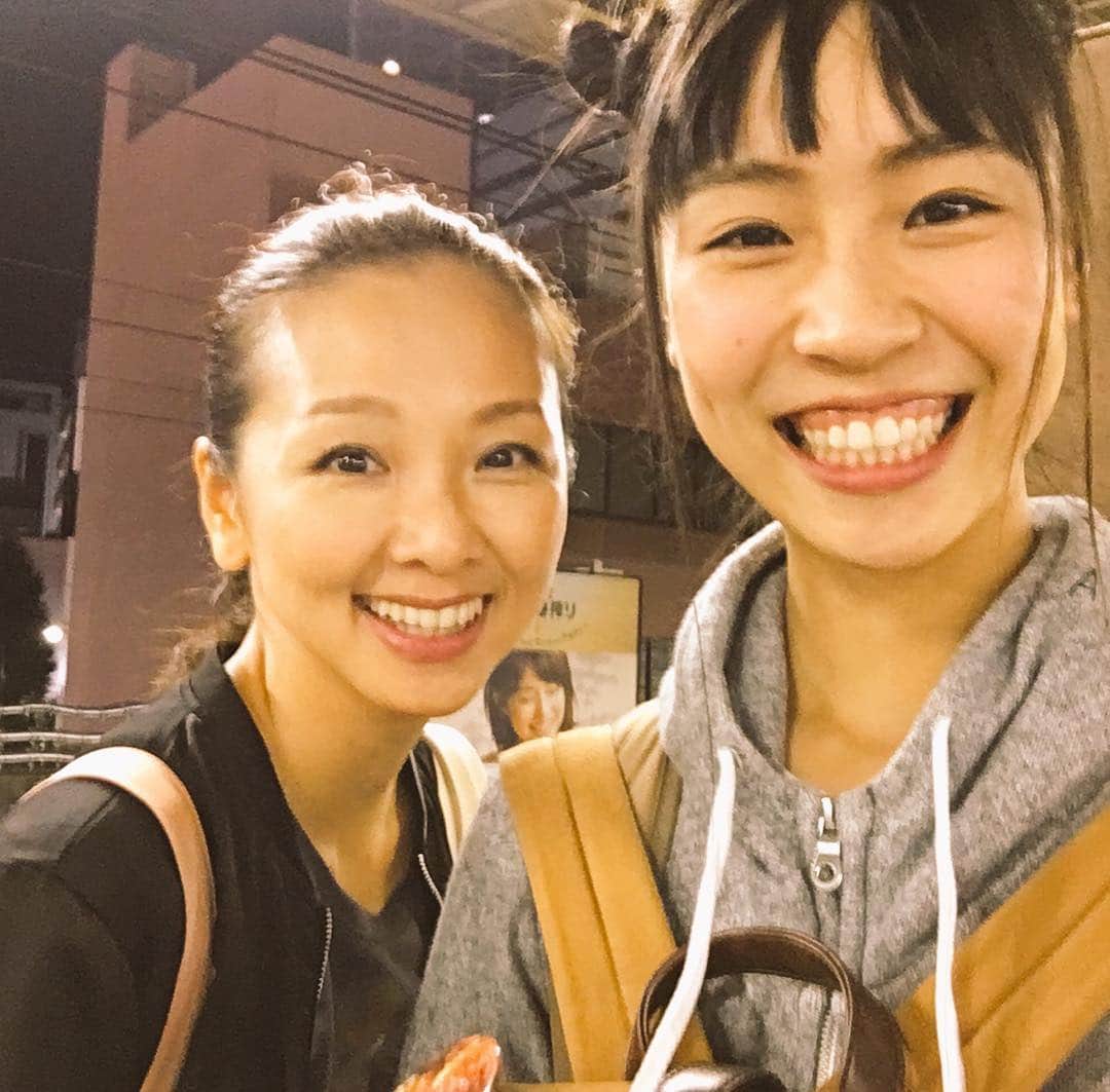 宍戸留美のインスタグラム：「#石巻 #仙台 #宮城 #萌江 #ホヤ #宍戸留美 ＃rumishishido #ホームにて #後輩 #可愛い #性格いい #夢がある #応援してます #東京 #tokyo #japanese」