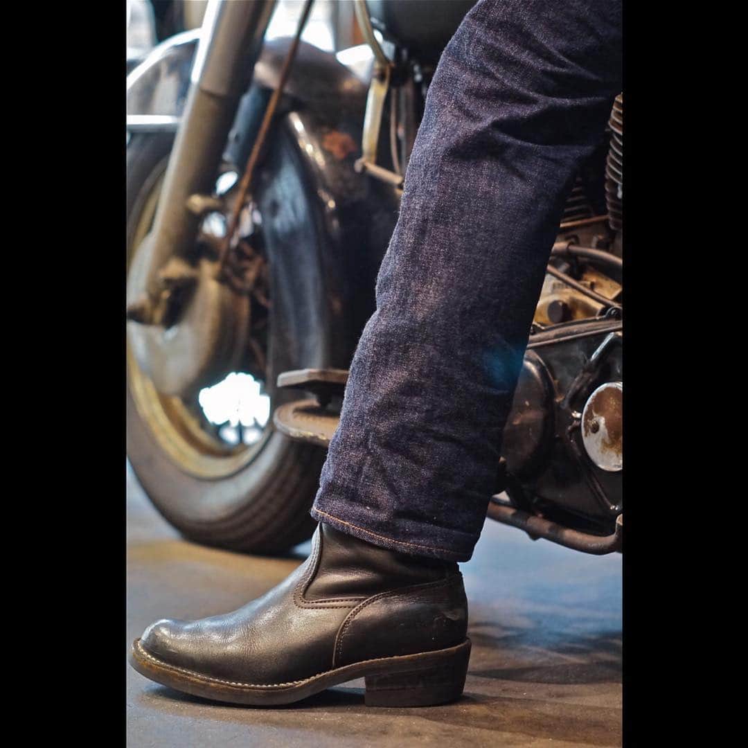 のインスタグラム：「My WESCO! ''Morrison'' #wesco #morrison #madeinUSA #oregon #scappoose #since1918 #sembamotors #1947 #harleydavidson #knucklehead #wescojapan #wescoebisu #wescosetagaya #wescokanazawa」