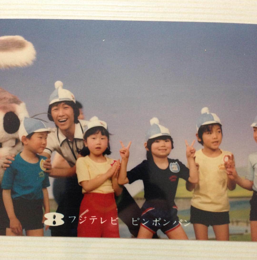 DJ DARUMAのインスタグラム：「#FBF #1980 DJ DARUMA✌🏻👦🏻✌🏻 5歳 フジテレビ/ピンポンパン」