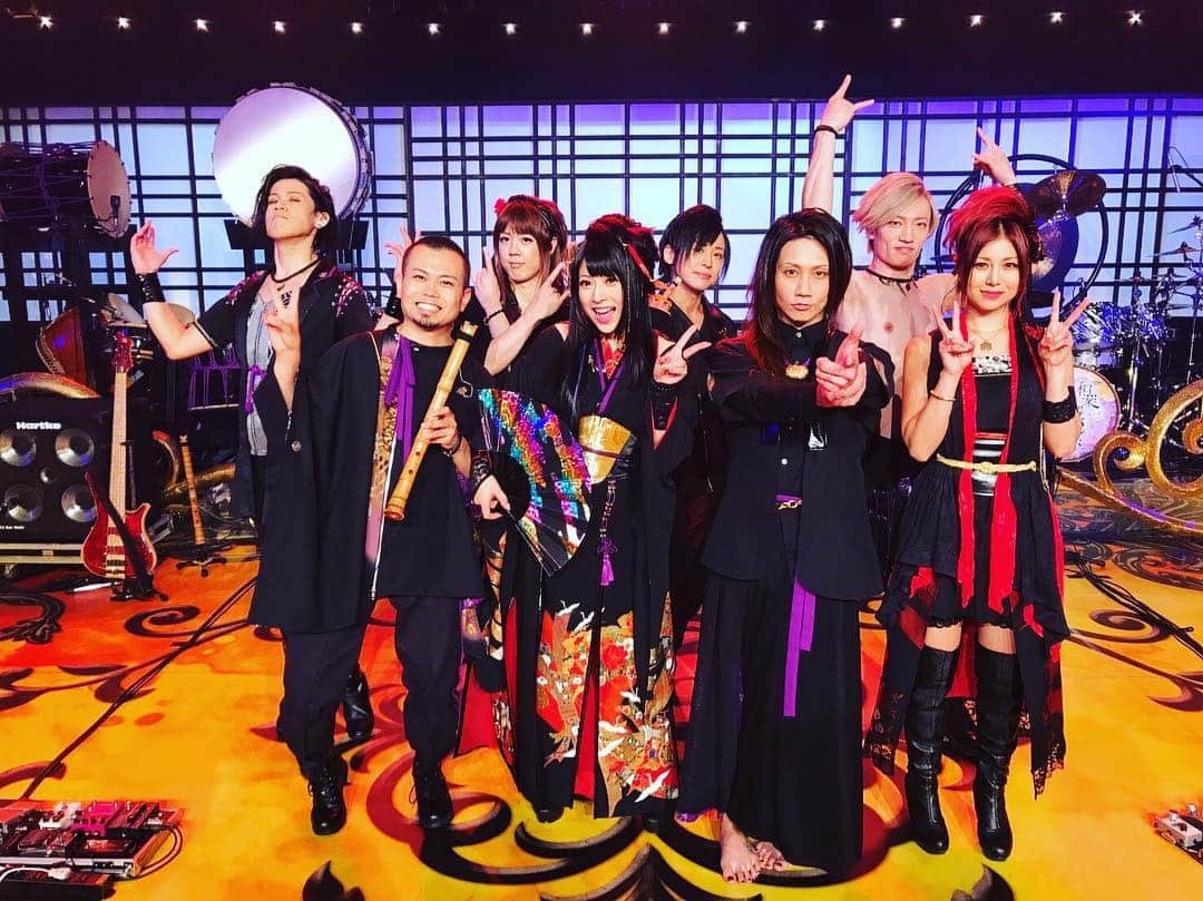 鈴華ゆう子のインスタグラム：「和楽器バンド、CDTV2週連続特集ありがとうございました！」