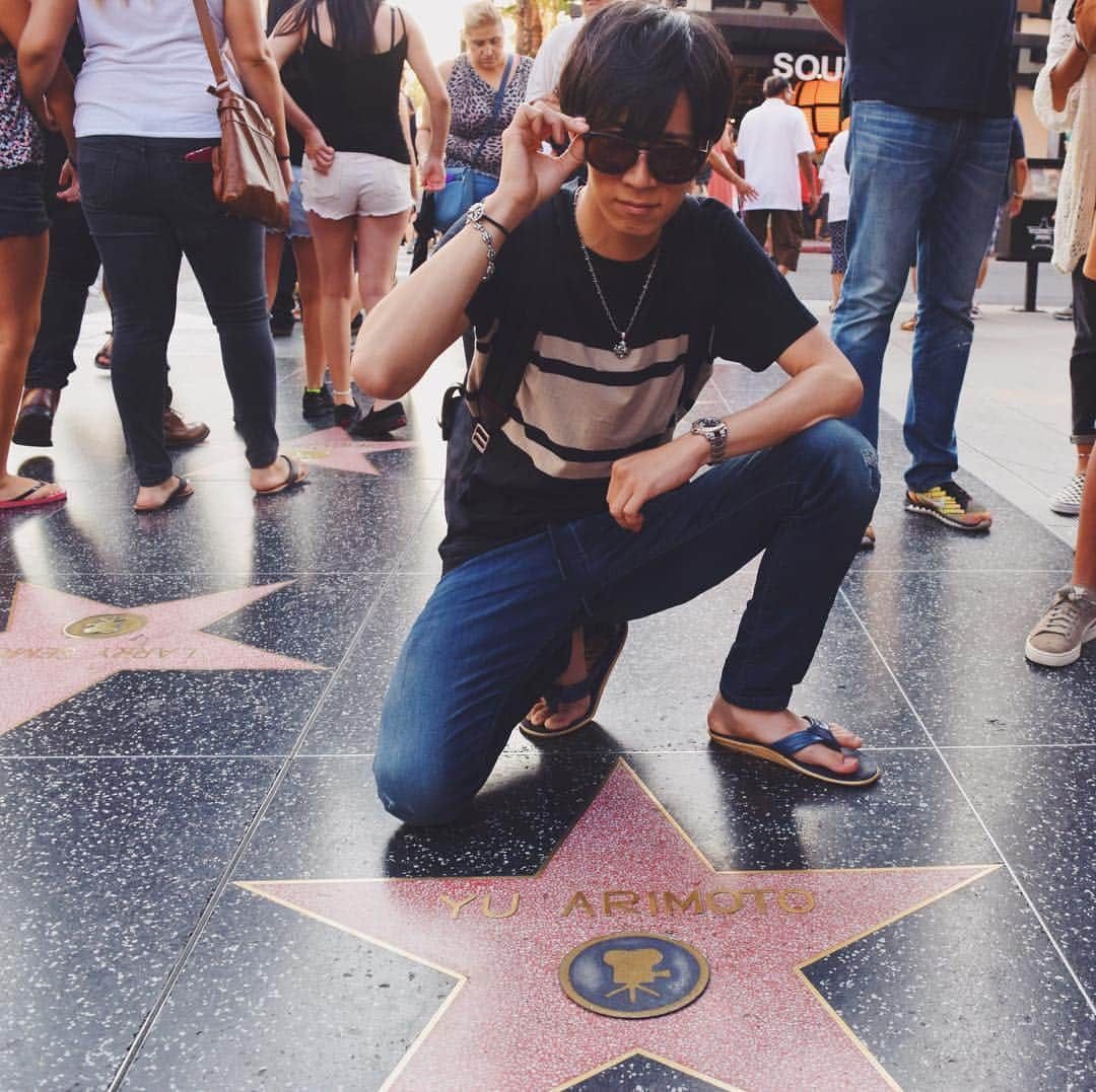 有本祐のインスタグラム：「Hollywood Walk Of Fame Yu Arimoto / ユウ アリニシ / ゆう ありもと / 祐 有本 / ㅤㅤㅤㅤㅤㅤㅤㅤㅤㅤㅤㅤㅤ #hollywoodwalkoffame #hollywood #losangeles  #yuarimoto #likes #l4l #lfl  #follo4follow #followme  #いいね #ユウアリニシ  #ハリウッドスター #ハリウッド」