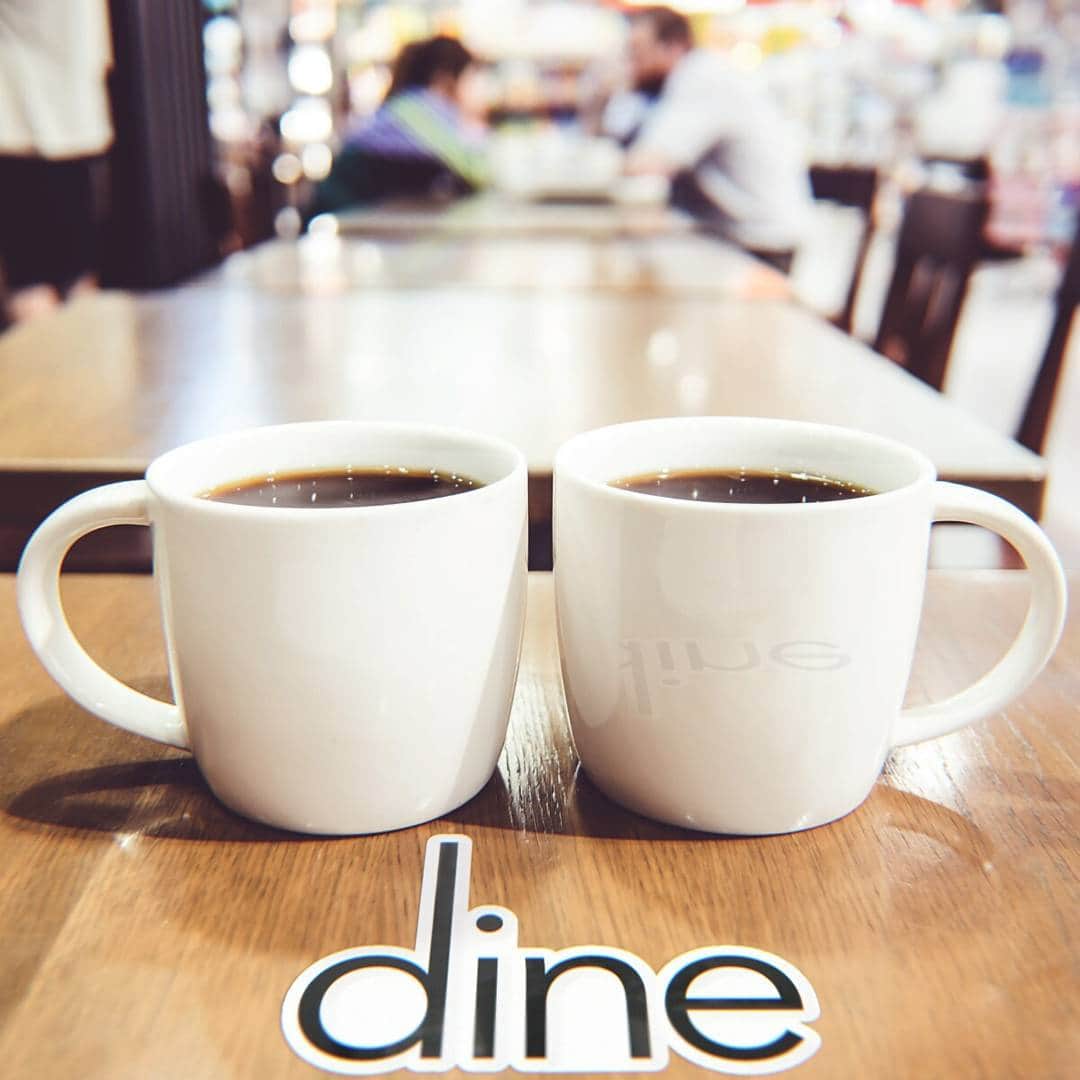 Dine - More Dates, Not Swipes.のインスタグラム：「Next time you get some coffee, will it be for two? We hope so! #coffee #dating #cafe #happytogether #love」