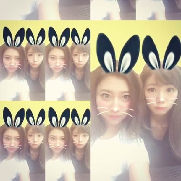 赤谷奈緒子のインスタグラム：「👭👭 . #写真がどんどん溜まってく、、😳 #お久しぶりなInstagram♡ #日帰りななと近況報告💕☺︎ #thankyou♡」