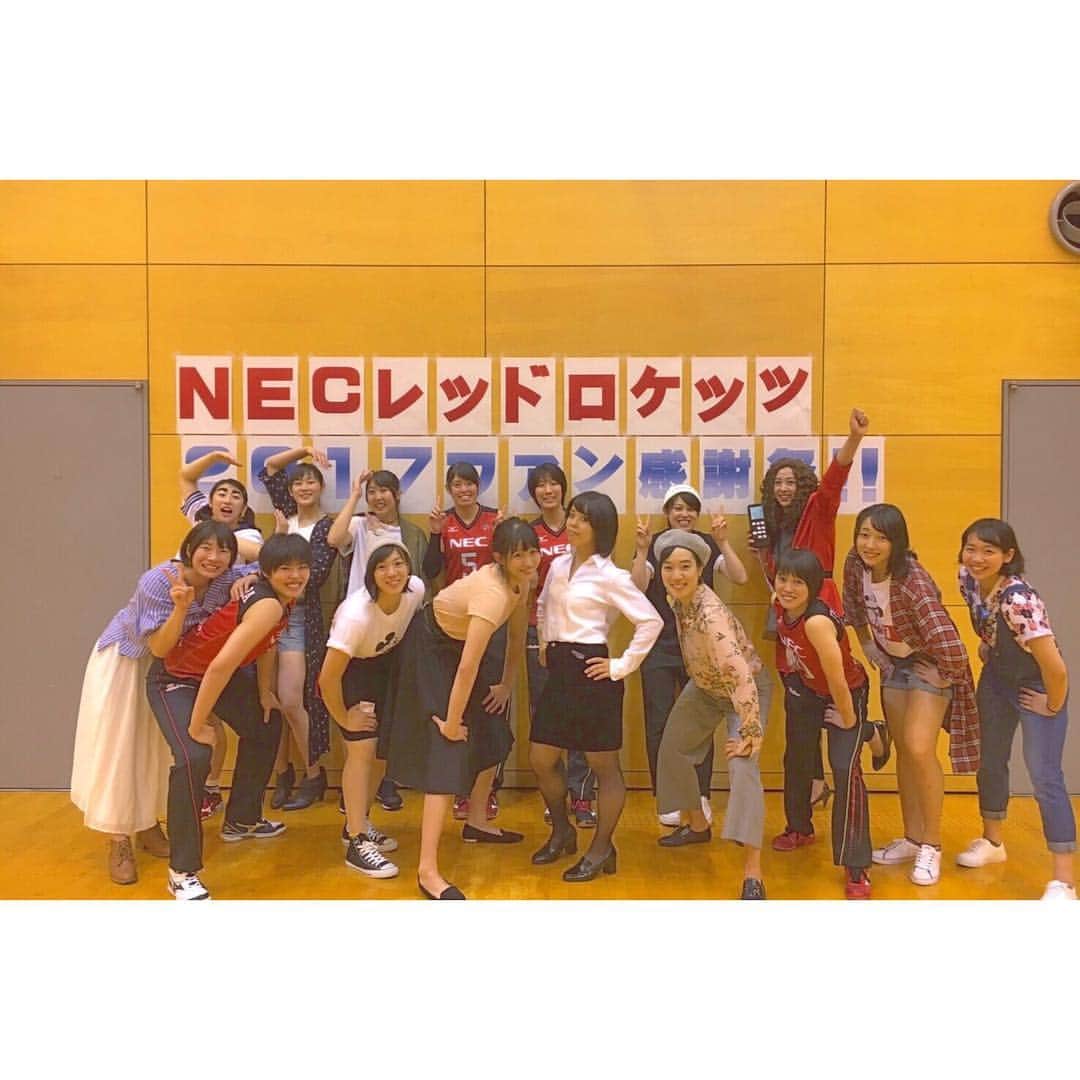 のインスタグラム：「. . . #necレッドロケッツ  #ファン感謝祭 #ほんとに沢山の方が来てくれて #感謝感謝です‼︎ #ありがとうをいっぱい #伝えることができてよかった☺︎ #これからも個性豊かの #このチームを #よろしくお願いします‼︎ #タグえぐいことなった . . ...★」