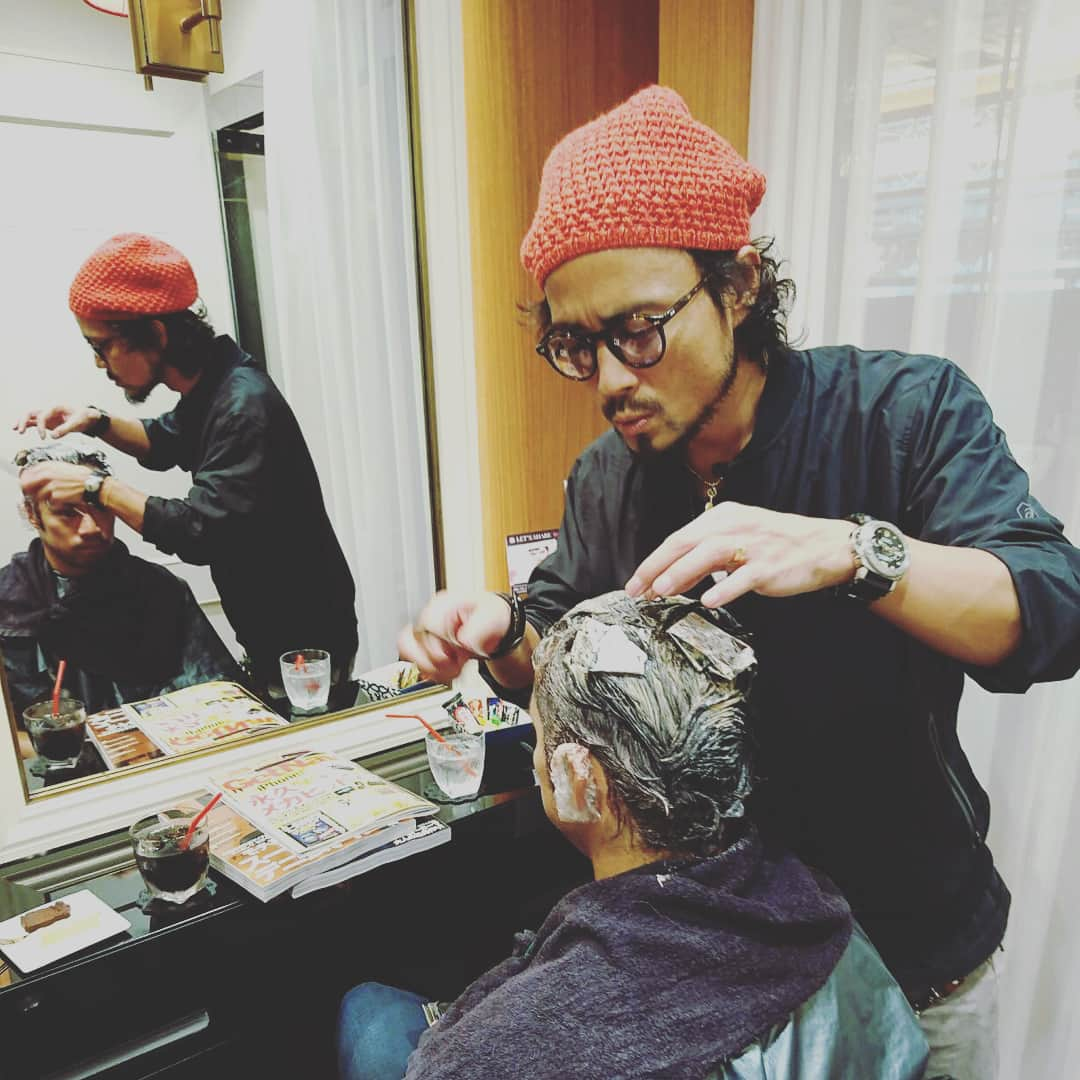 高橋大輔さんのインスタグラム写真 - (高橋大輔Instagram)「久々のＭARIEN ＢETH!!! 久々のカラー だいぶチャラいw  チャイさんいつもあざっす！！！！」9月26日 10時00分 - d1sk_t