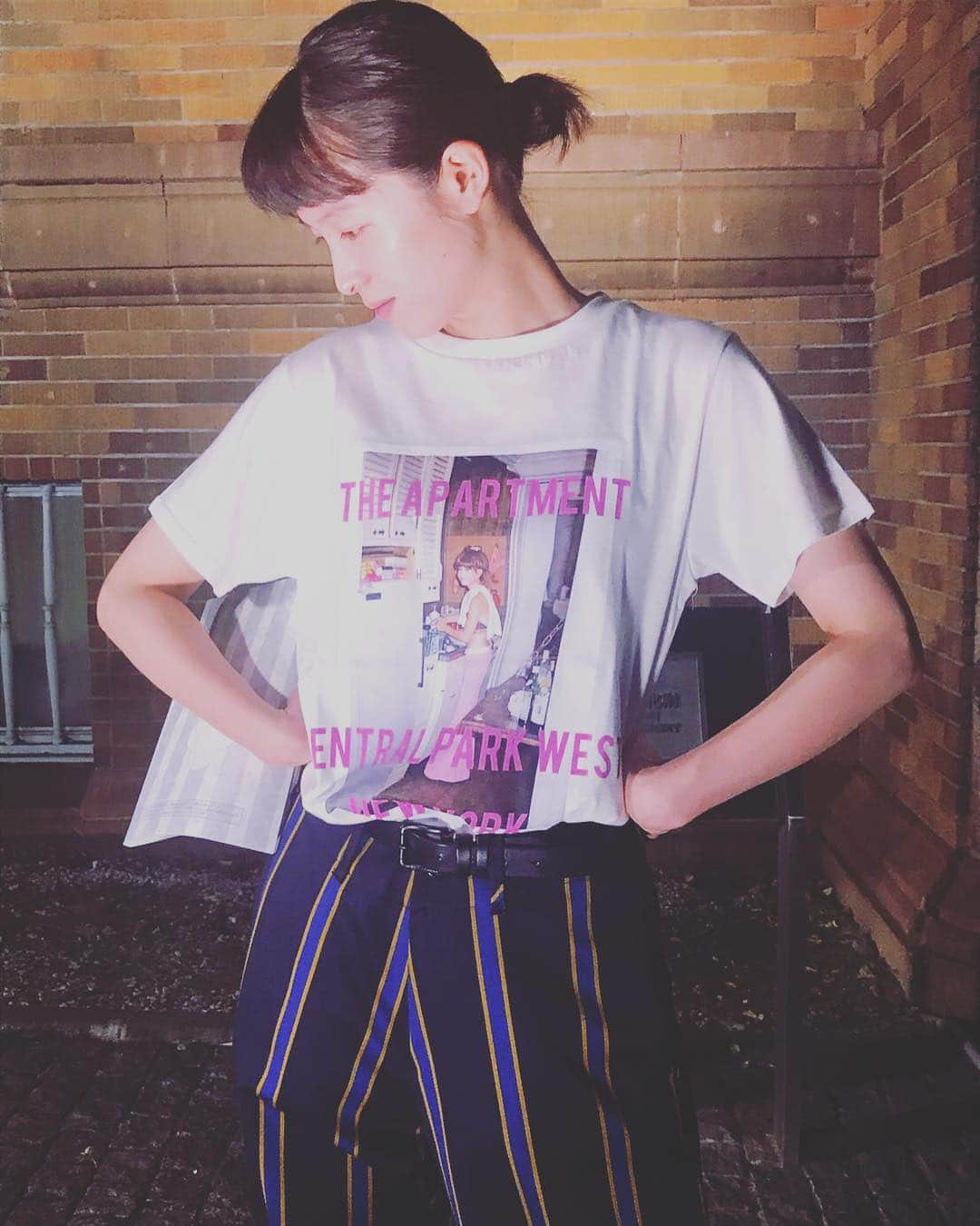 清野菜名さんのインスタグラム写真 - (清野菜名Instagram)「おつかれーらいす #徹子さんTシャツ」9月27日 23時02分 - seinonana