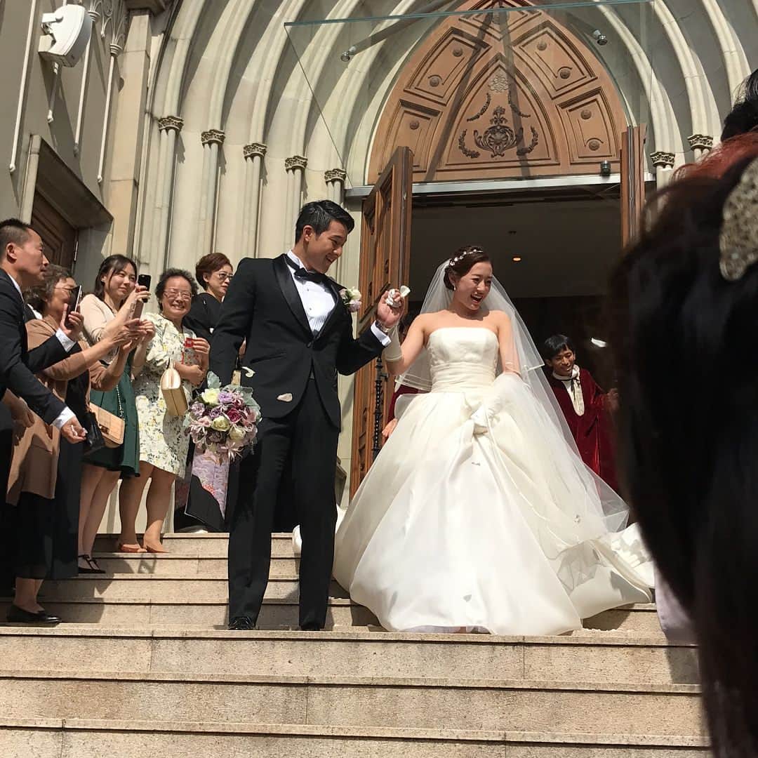 渡部香生子さんのインスタグラム写真 - (渡部香生子Instagram)「素敵な結婚式に出席することができて幸せでした💒💐 大也くん、優佳さん末長くお幸せにしてください✨✨✨」10月1日 22時59分 - watakanako