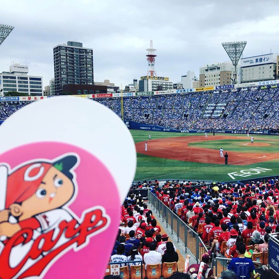 及川奈央さんのインスタグラム写真 - (及川奈央Instagram)「#カープ #広島 #横浜 #横浜スタジアム #カープ最終戦 #観戦 #運転 #ドライブ #ドル箱メンバー #橋本会 #かおりっきぃ #ハッシー #ネッス #及川奈央 #大好きなカープ #楽しすぎた #横浜CS進出 #おめでとうございます」10月1日 23時08分 - naooikawa