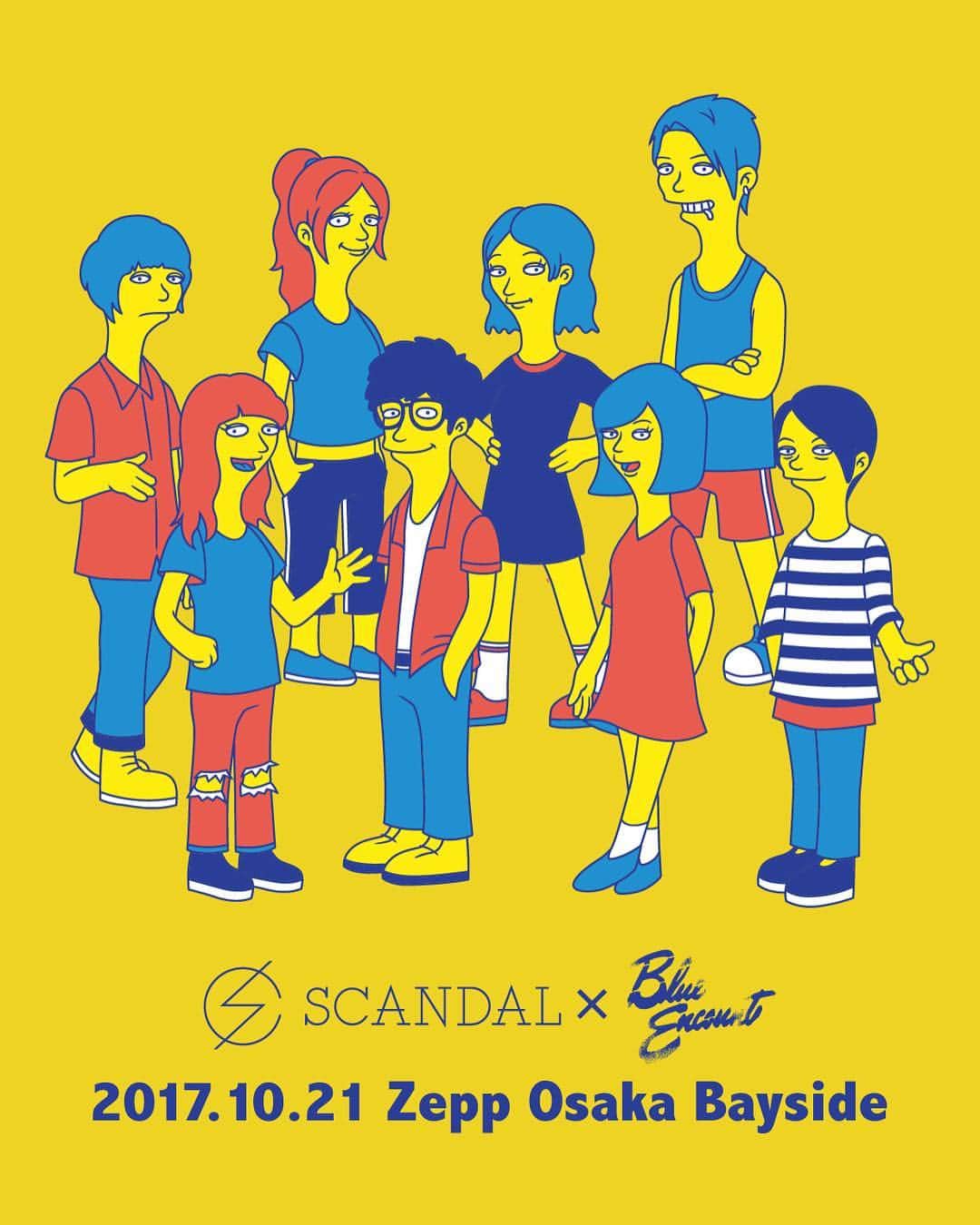 SCANDALさんのインスタグラム写真 - (SCANDALInstagram)「SCANDAL × BLUE ENCOUNT #SCANDAL #BLUEENCOUNT #SCANDALの対バンツアー」10月2日 12時31分 - scandal_band_official