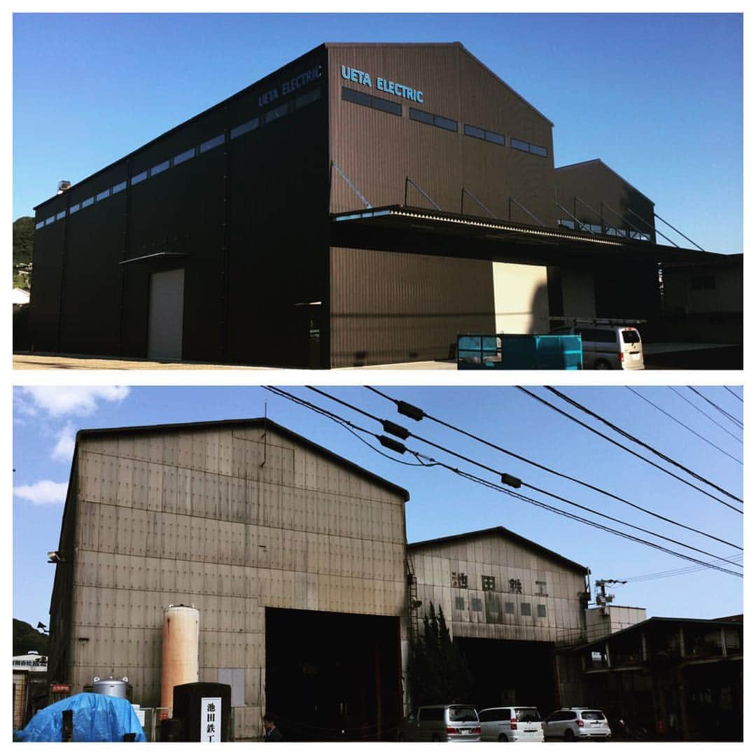 のインスタグラム：「工場改修工事。ビフォーアフター。 #工場#改修工事#ビフォーアフター#上田電機#大和建設#高知」