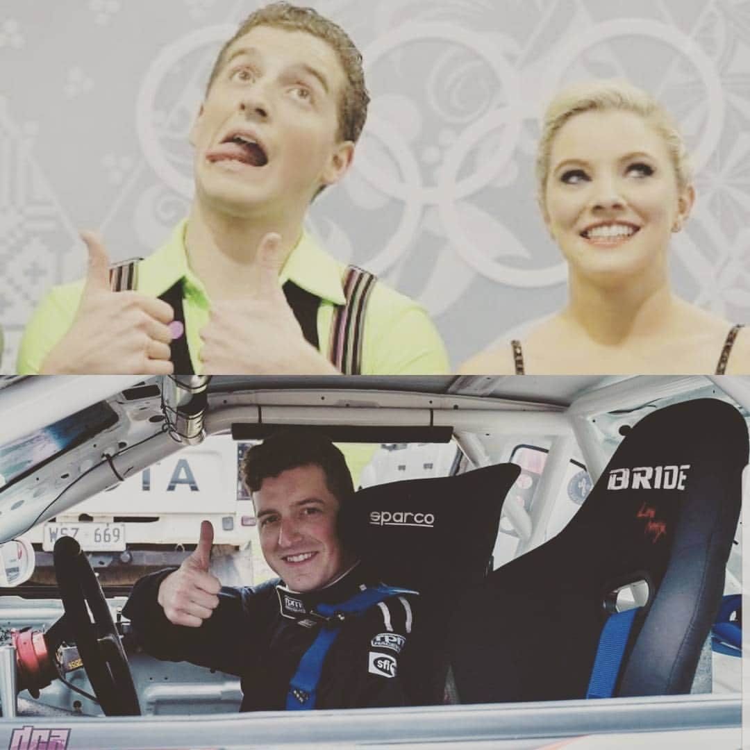 ダニエル・オブライエンのインスタグラム：「#thenandnow: ⛸⏩🚘 Happy Birthday to this guy!  Chuck him a 👍on his #drift page to help him celebrate! Facebook: Greg 'Twinkle Toes' Merriman Instagram: @gregmerriman88 • • • • • • • • #figureskating #iceskating #icedance #drifting #twinkletoes #olympics #thisishowwedca #sydney」
