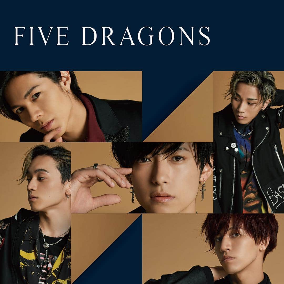 龍雅-Ryoga-のインスタグラム：「龍雅 11/29リリース 1st Album「FIVE DRAGONS」(CD盤) ジャケット公開！  #ryoga #龍雅 #fivedragons #FIVEDRAGONS #album」