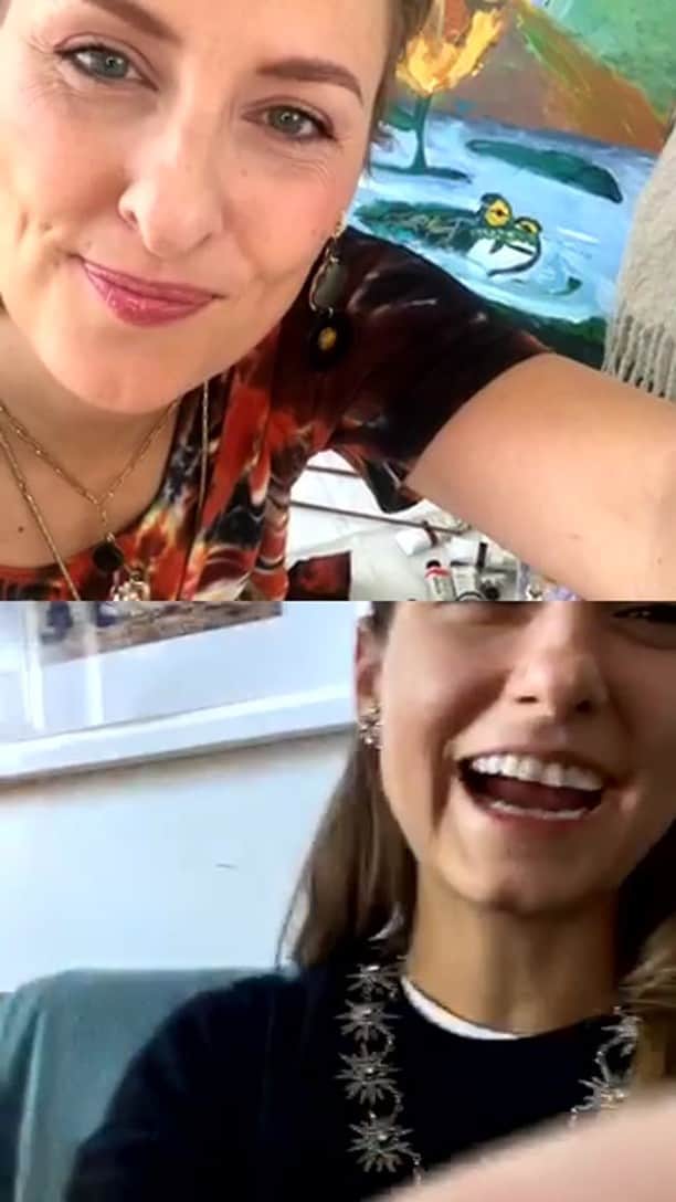 ルル フロストのインスタグラム：「Follow along with Jenny and Lisa as they talk shop, paint both digitally and with oil, and have fun!!!」