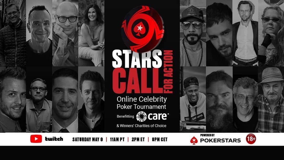 A.J.のインスタグラム：「Today at 11am pst: I will be playing in @pokerstars Stars Call to Action Online Celebrity Poker Tournament. $1,000,000 will be donated to a variety of charitable causes worldwide. #StarsRaising Watch me live! Twitch.tv/PokerStars Facebook.com/PokerStars YouTube.com/PokerStars」