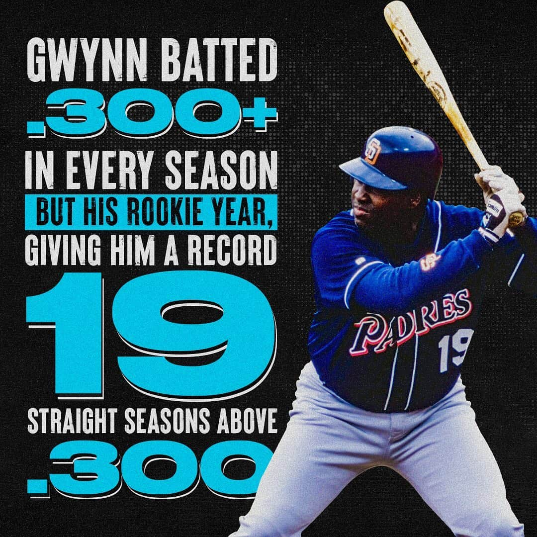 MLBさんのインスタグラム写真 - (MLBInstagram)「The great Tony Gwynn would have been 60 today. These stats will always be mind-blowing.」5月10日 4時45分 - mlb