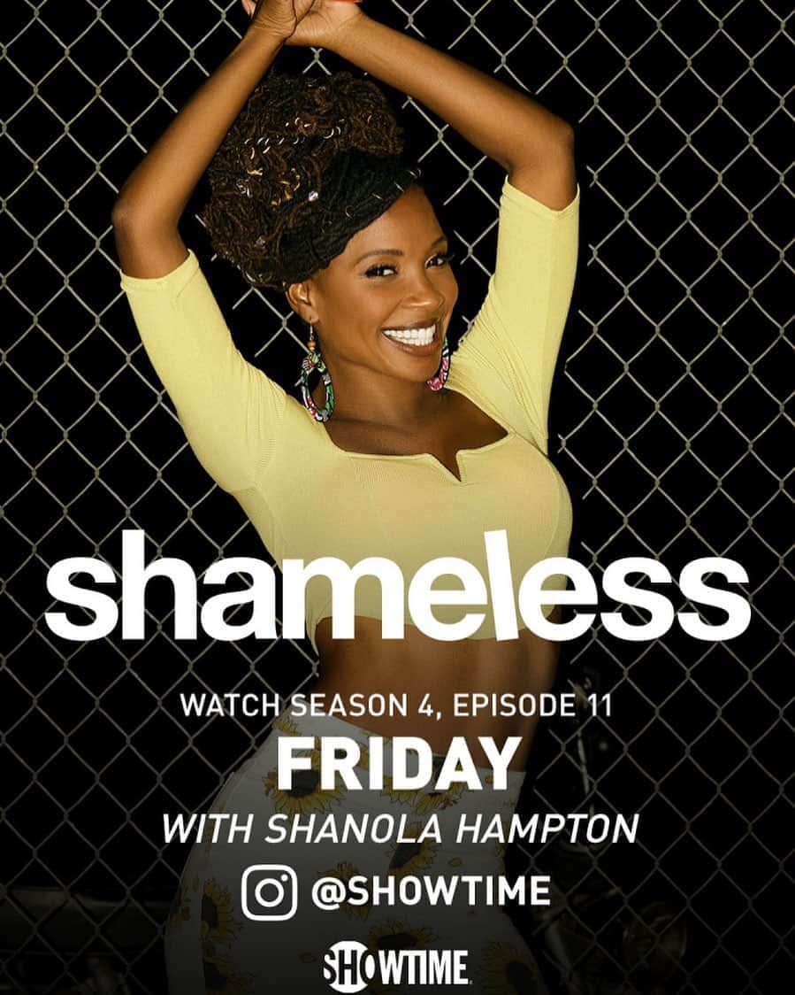 シャノーラ・ハンプトンのインスタグラム：「This week I am TAKING OVER @showtime handle for our #flashbackfriday #pjwatch party!! Season 4 episode 11!!!! @shameless 9pm/6pm」