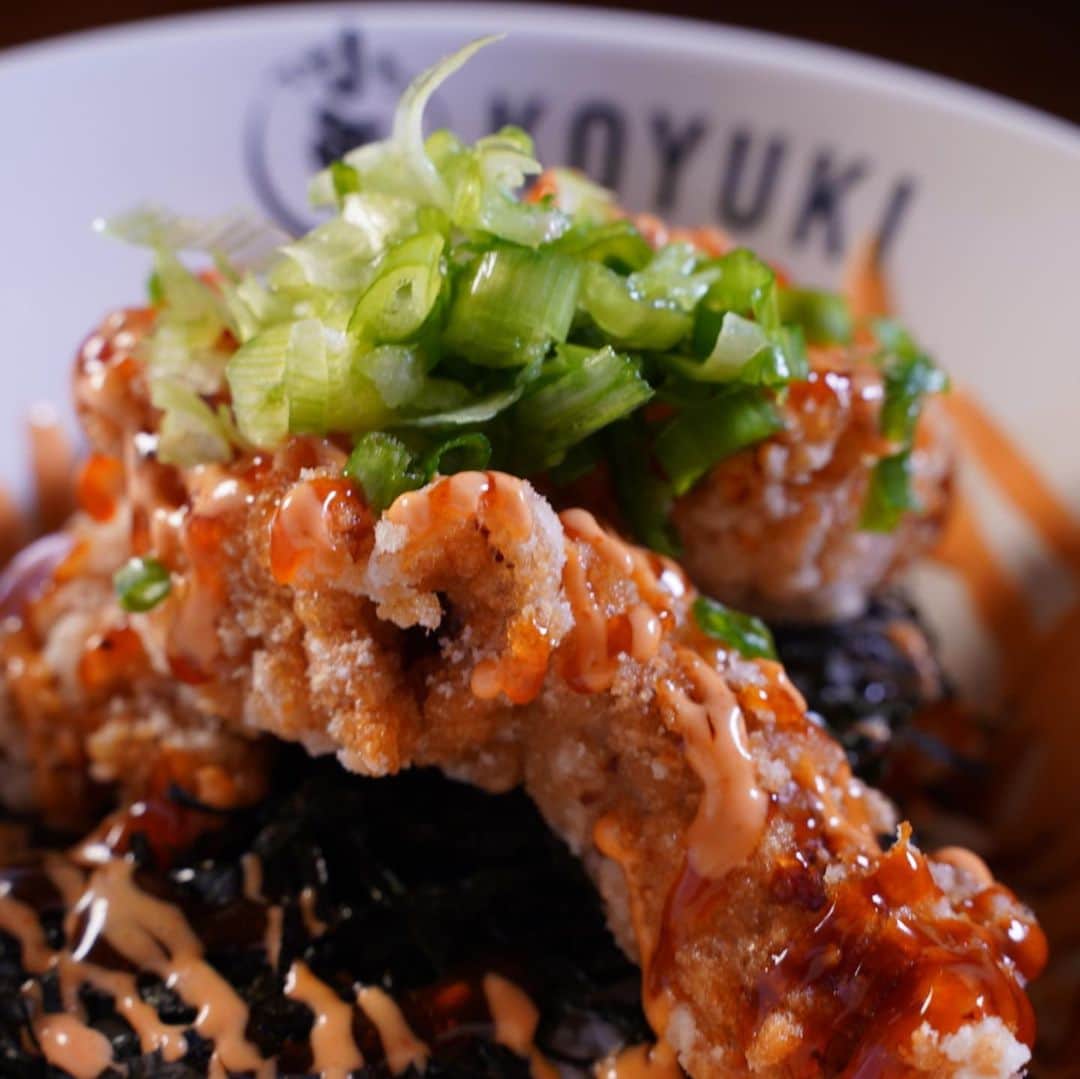 Koyukiさんのインスタグラム写真 - (KoyukiInstagram)「Karaage-Don($8.95) Now available “take out”(call directly), foodora, and Uber eats😊  Open everyday, 11:30-20:30, Order by phone, 694-695-9177 or walk-in.  #koyukiramen #vancouvergiveaway #giveaway #yvreats #yvrfoodie #604now #604eats #vancouverfoodie #vancityeats #vancouvereats #dishedvan #robsonstreet #ramenlover #ramennoodles #japanesefood #visitjapan #foodcouver #eatcouver #foodphotography #foodielife #dailyfoodfeed #f52grams #japanesenoodles #noodlelover #narcityvancouver #curiocityvan#crunchvancouver #vanfoodie #eatwithme」5月6日 9時08分 - koyukikitchen