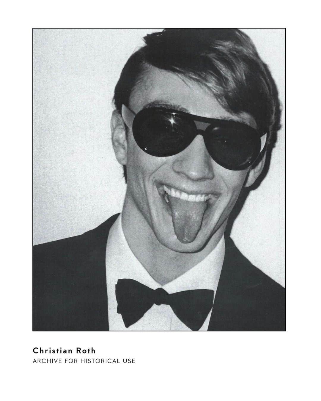 クリスチャンロスのインスタグラム：「Christian Roth, archive for historical use. By stylist Leïla Smara for Vogues Hommes International spring/summer 2005. Photo by Terry Richardson (and thank you to Yoan Benzaquen)」