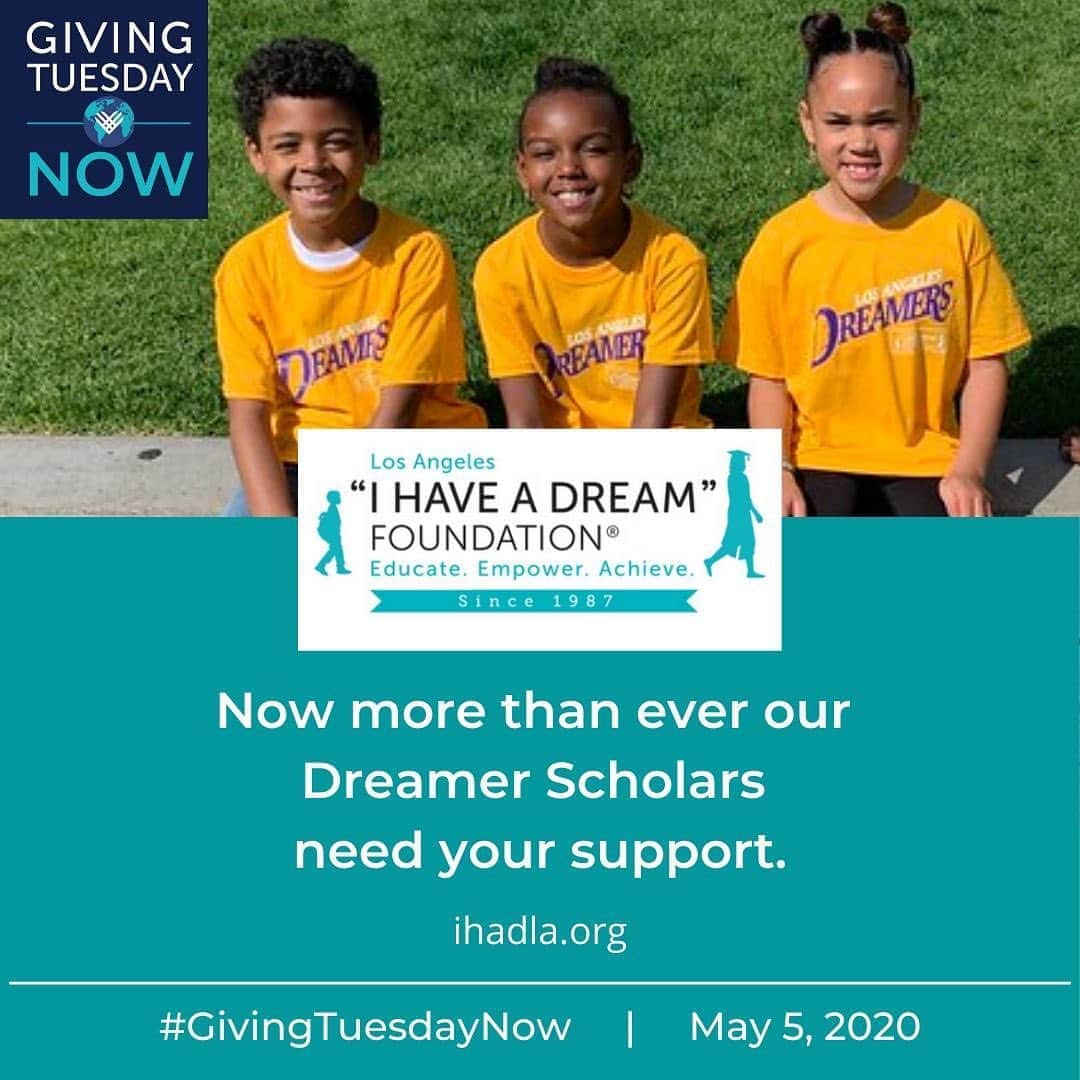 ウィルマー・バルデラマのインスタグラム：「Today is #GivingTuesdayNow, a global day of giving and unity created as an emergency response to the unprecedented need caused by COVID-19 and it’s the perfect day to show your support for those who need it the most. The “I Have a Dream” Foundation-LA @ihadla is a charity that I support because of the exceptional and impactful work they do to help youth reach their full potential. #IHADLA provides academic, emotional and experiential support to students (Dreamer Scholars) from underserved LA communities beginning in the first grade and continuing through college graduation and/or through the start of their careers. The #COVID-19 crisis and school closures are having a deep impact on their students and their families on an educational, emotional and basic needs level.  Please consider making a donation today at the link in my bio or at ihadla.org. Your contribution will go straight to academic and emotional support as well as to the basic needs of the students and their families, such as food. Thank you! LINK IN MY BIO!!」