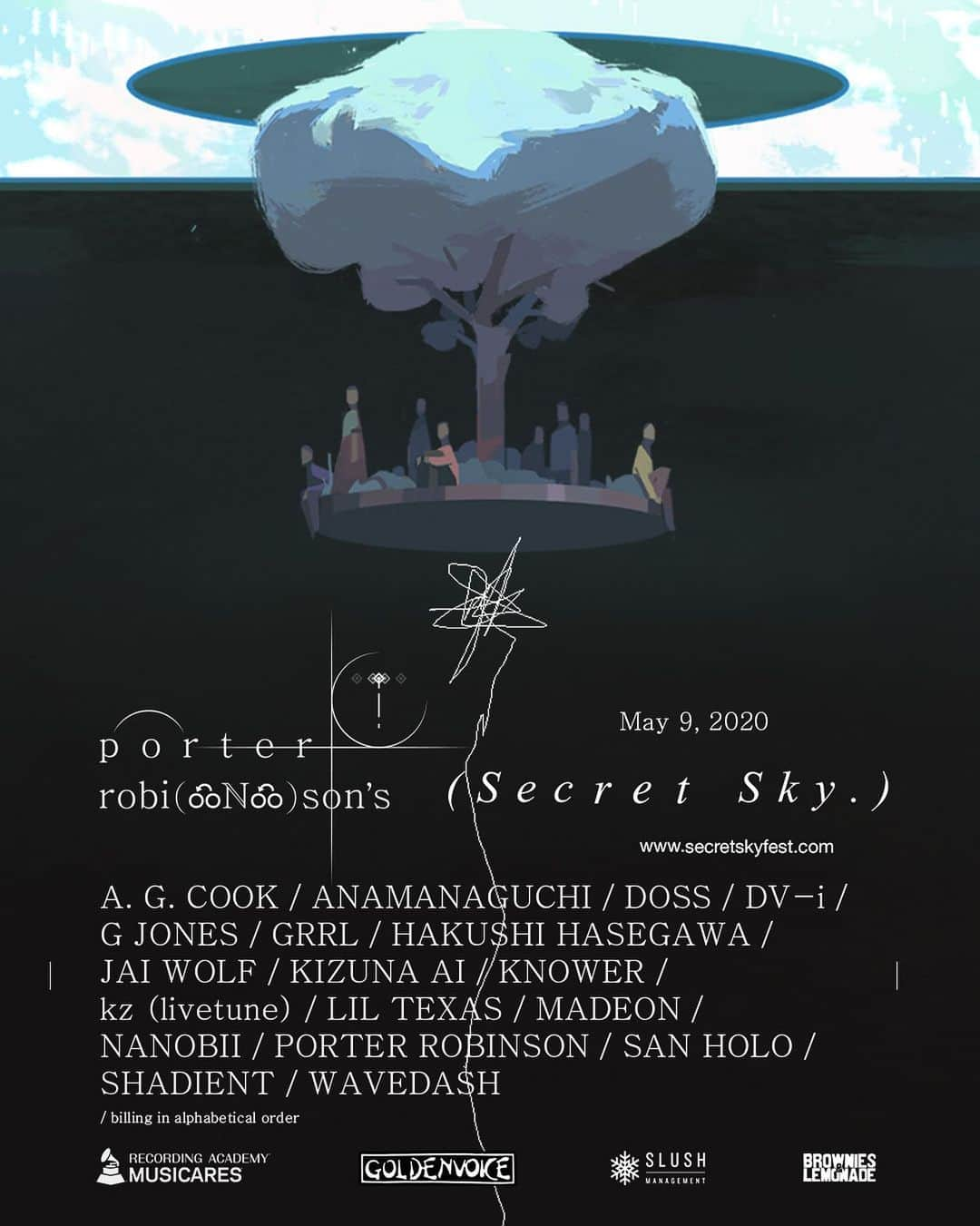 ポーター・ロビンソンさんのインスタグラム写真 - (ポーター・ロビンソンInstagram)「SECRET SKY LINEUP #secretsky」5月6日 3時01分 - porterrobinson