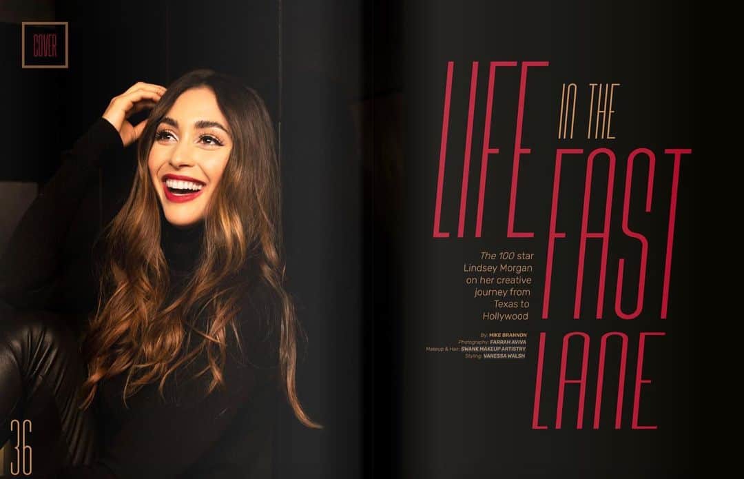 リンジー・モーガンのインスタグラム：「Not so fast these days...but thank you @my71mag & my fairest @farrahaviva ♥️ . . . @studioaviva  @swankmakeup  @stylewithvanessa」