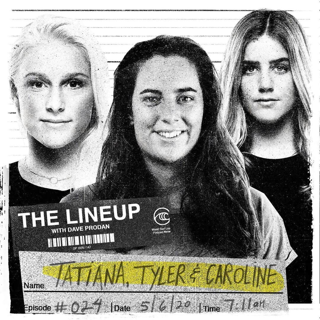 キャロライン・マークスのインスタグラム：「Hey y’all! Myself, @tatiwest & @tylerwright did a postcast with @daveprodan taking about waves of Consequence.  I think the podcast really gives listeners an inside look at what female tour surfers really think about big waves and pushing our limits. Thank you @wsl for sharing this with your audience. Stoked I was able to be a part of it. 😊 @thelineuppod」